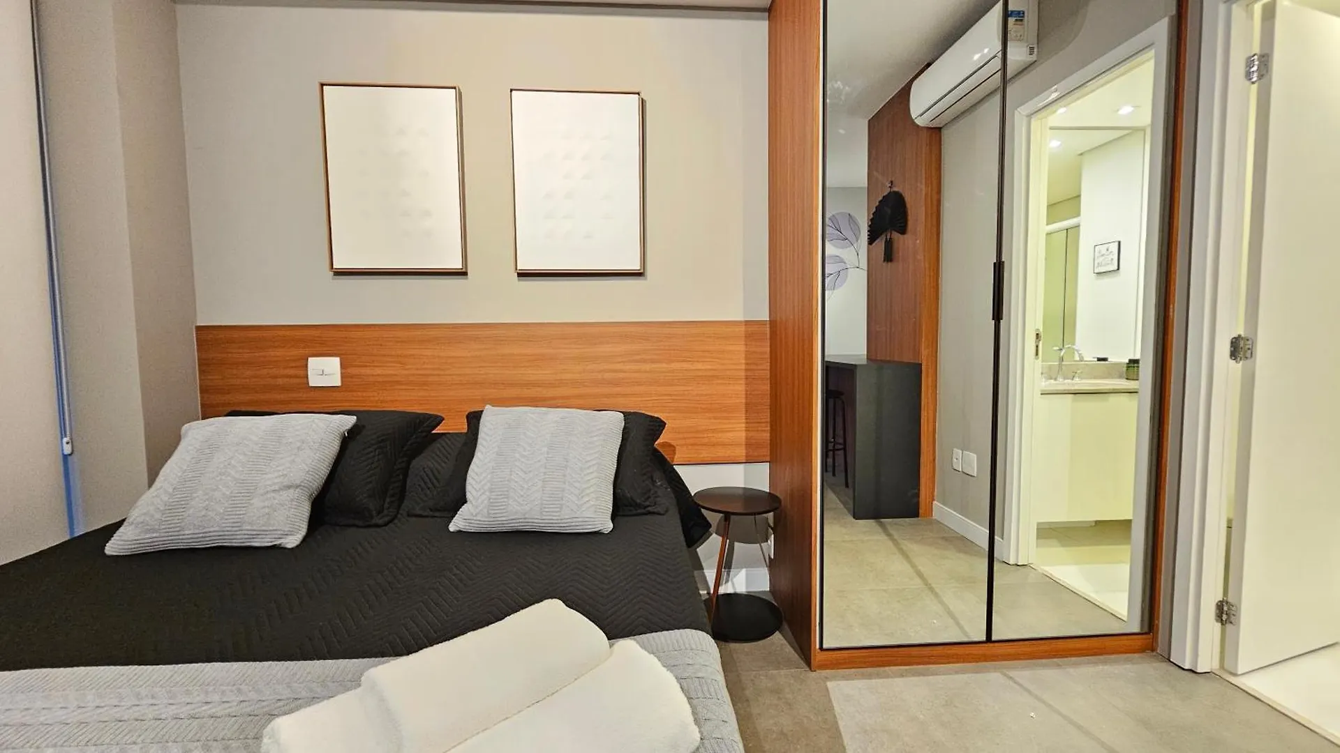 Leque Brooklin - Vista Incrivel, Ar, Wi-Fi E Charme - Perto Da Berrini E Morumbi Shopping Apartament São Paulo