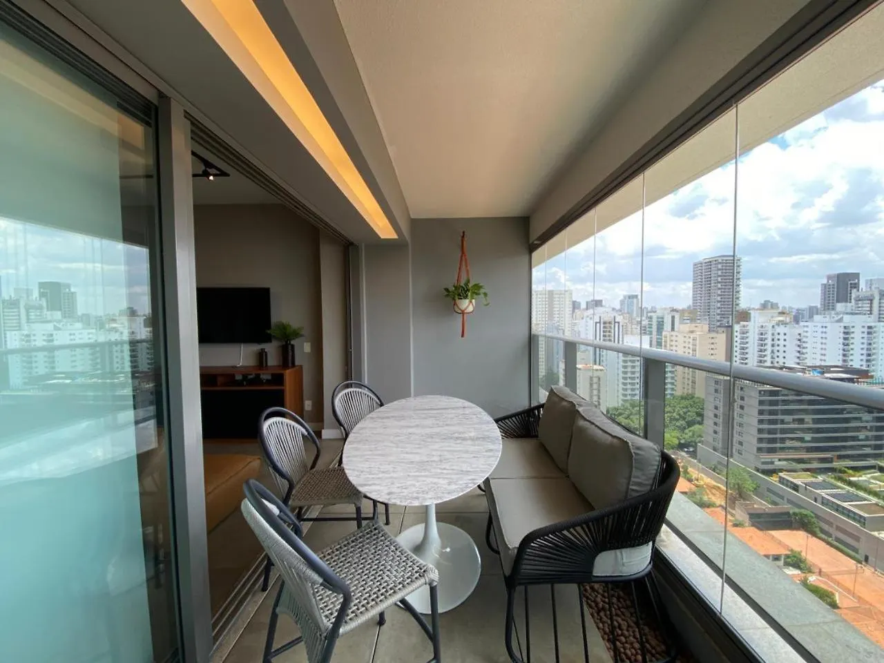 Leque Ar, Wi-Fi, Luxo E Charme Brooklin - Shopping Morumbi Berrini Apartment Sao Paulo
