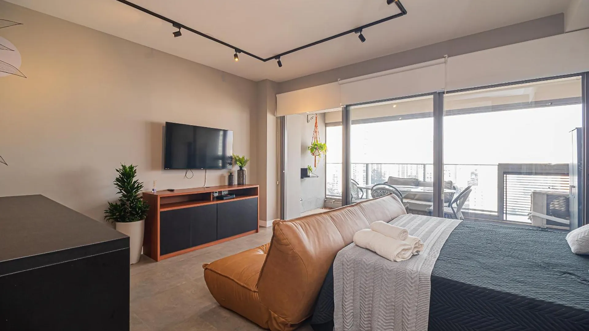 Leque Brooklin - Vista Incrivel, Ar, Wi-Fi E Charme - Perto Da Berrini E Morumbi Shopping Appartement